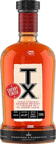 TX Straight Bourbon Whiskey Sherry Barrel Proof