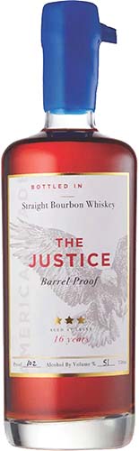 The Justice 16 Year Old Bourbon Whiskey