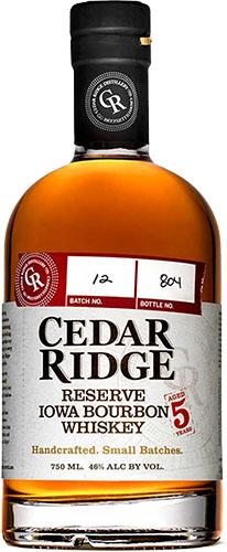 Cedar Ridge Kansas Reserve Bourbon