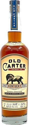 Old Carter Small Batch Straight Bourbon Whiskey Batch 2