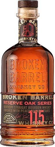 Broken Barrel Reserve Oak Peach Brandy Cask Finish Straight Bourbon Whiskey