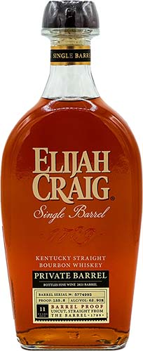 Elijah Craig Private Barrel Bourbon 8 Year Old