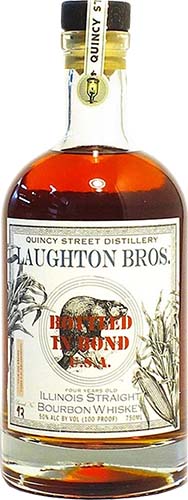 Quincy Street Laughton Bros 4 Year Old Bourbon Whiskey