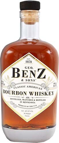 Geo Benz & Sons Bourbon Whiskey