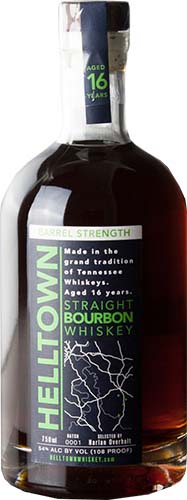 Helltown 16 Years Aged Straight Bourbon Whiskey