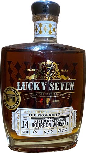 Lucky Seven Bourbon The Proprieter 14 Year Old Kentucky Straight Bourbon Whiskey