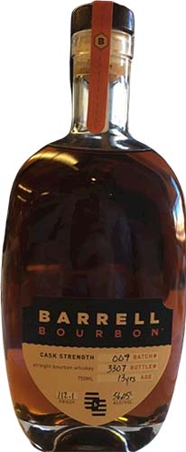 Barrell Bourbon Batch 009 Cask Strength