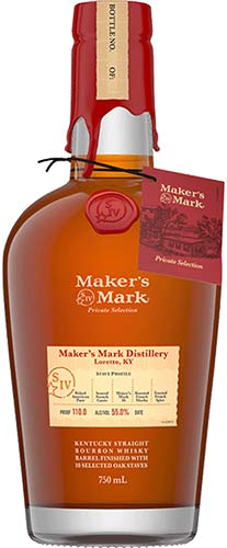 Maker's Mark Private Select 108 Proof Kentucky Straight Bourbon Whisky