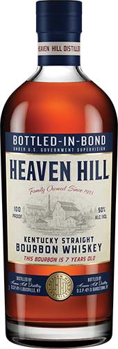 Heaven Hill 7 Year Old Bottled In Bond Kentucky Straight Bourbon Whiskey