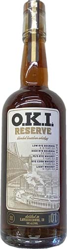 O K I Reserve Batch 1 Blended Bourbon Whiskey