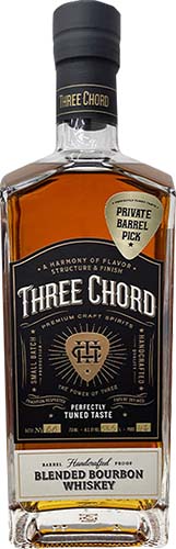 Three Chord Single Barrel Blended Bourbon Whiskey