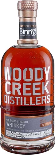 Woody Creek Single Barrel Straight Rye Whiskey
