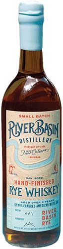 River Basin Small Batch Rye New Orleans Louisiana