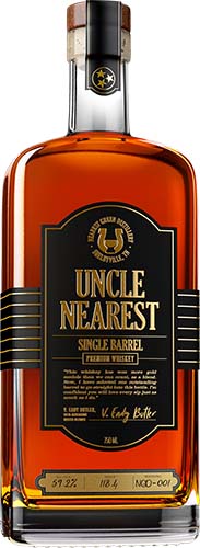 Uncle Nearest 1820 Premium Single Barrel 11 Year Old Whiskey