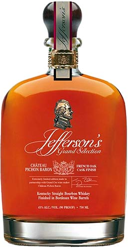 Jefferson's Grand Selection 'Chateau Pichon Baron French Oak Cask Finish' Straight Bourbon Whiskey