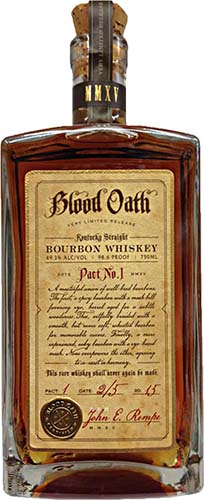 Blood Oath Bourbon Whiskey