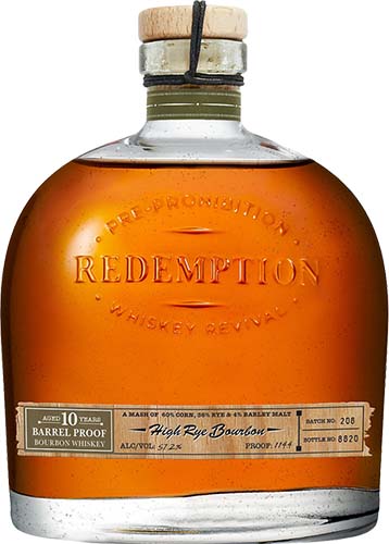 Redemption High Rye 10 Year Barrel Proof