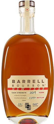 Barrell Bourbon Whiskey New Year 2019 Cask Strength Whiskey