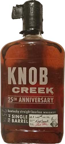 Knob Creek Single Barrel 25Th Anniversary Straight Bourbon Whiskey