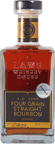 A.D. Laws Single Barrel Bourbon Whiskey