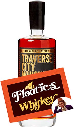 Traverse City Whiskey Floaties Single Barrel Straight Bourbon Whiskey