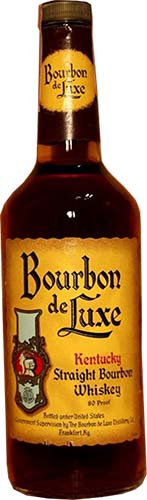 Bourbon De Luxe Kentucky Straight Bourbon Whiskey