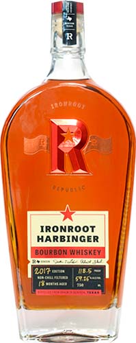 Ironroot Harbinger Straight Bourbon Whiskey