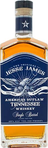 Jesse James Single Barrel Tennessee Whiskey