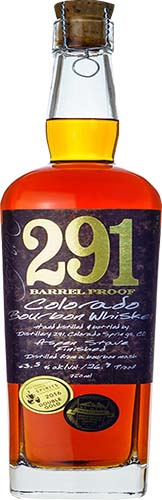 291 Barrel Proof Colorado Bourbon Whiskey