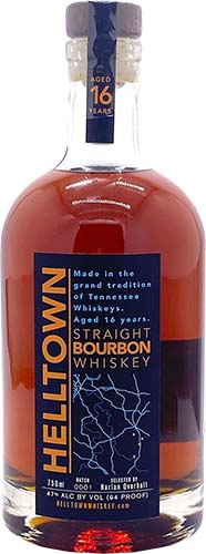 Helltown 16 Years Aged Straight Bourbon Whiskey