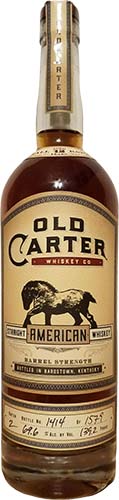 Old Carter 13 Year Small Batch Straight American Whiskey