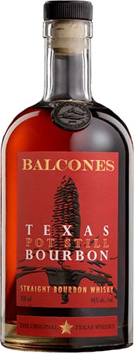 Balcones Texas Pot Still Bourbon Whikey With Limited Edition Balcones Rocks Glasses