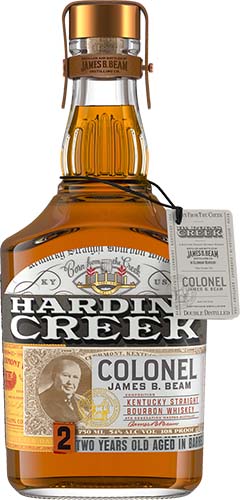 Hardin's Creek Colonel James B. Beam Kentucky Straight Bourbon Whiskey