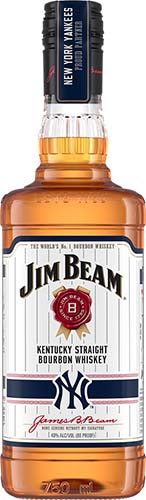 Jim Beam New York Yankees Edition Straight Bourbon Whiskey