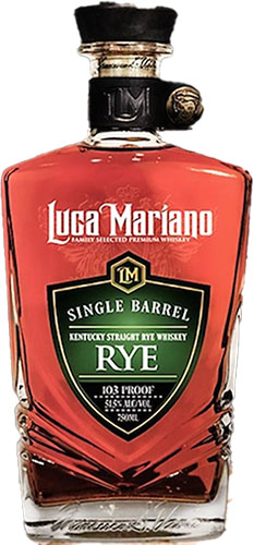 Luca Mariano Single Barrel Rye Whiskey