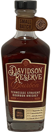 Davidson Reserve Single Barrel Tennessee Straight Bourbon Whiskey