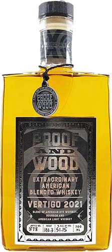 Proof And Wood Vertigo Whiskey