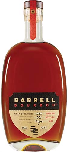 Barrell Batch 33 Cask Strength 5 Year Old Straight Bourbon Whiskey