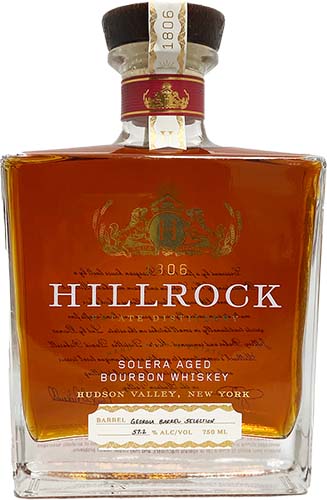 Hillrock Estate Solera Aged Single Barrel Proof Cask Strength Straight Bourbon Whiskey