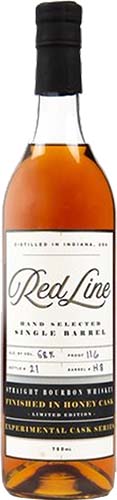 Red Line 'Honey Cask Finish' Single Barrel Bourbon Whiskey