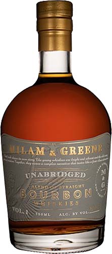 Milam And Greene Unabridged Blend Of Straight Bourbon Whiskey