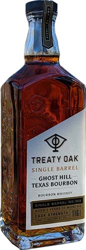 Treaty Oak Distilling Ghost Hill Bourbon Whiskey