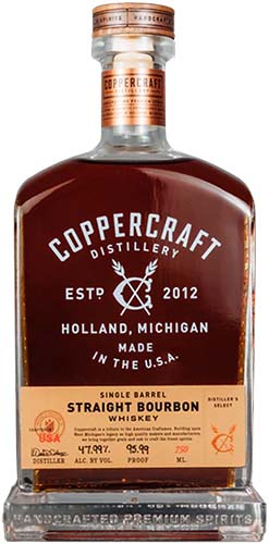 Coppercraft Single Barrel Bsg Bourbon Whiskey