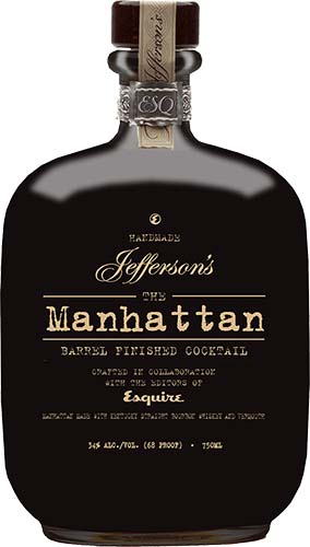 Jefferson's Barrel Aged Manhattan Cocktail