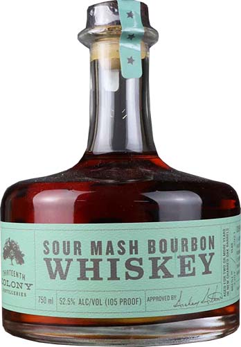 Thirteenth Colony Distilleries Sour Mash Bourbon Whiskey