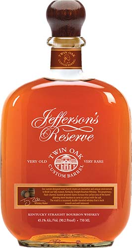 Jefferson's Twin Oak Kentucky Straight Bourbon Whiskey