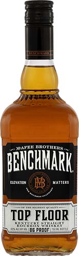 Mcafee's benchmark Top Floor Elevation Matters Kentucky Straight Bourbon Whiskey