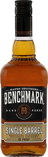 Mcafee's Benchmark Single Barrel Hand Picked Kentucky Straight Bourbon Whiskey