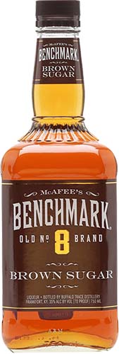 Mcafee's benchmark Old No.8 Brown Sugar Bourbon Whiskey