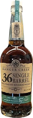 Ranger Creek .36 Single Barrel Bourbon Whiskey